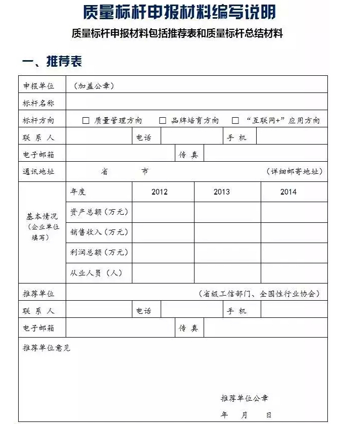 工信部今年擬遴選約30個(gè)全國(guó)質(zhì)量標(biāo)桿
