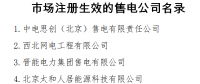《青海電力交易中心有限公司關于售電公司公示結(jié)果的公告(公告編號：QHJYSDGSJG1801002)》 新增6家售電公司