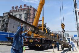 國(guó)網(wǎng)上海市南供電公司：高溫天加緊實(shí)施市重大工程電力配套工程