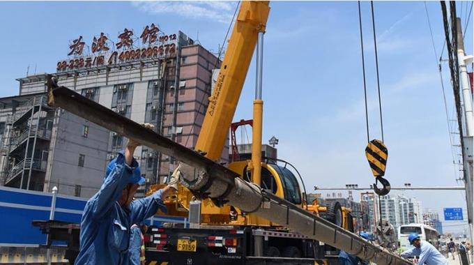 國網(wǎng)上海市南供電公司：高溫天加緊實施市重大工程電力配套工程