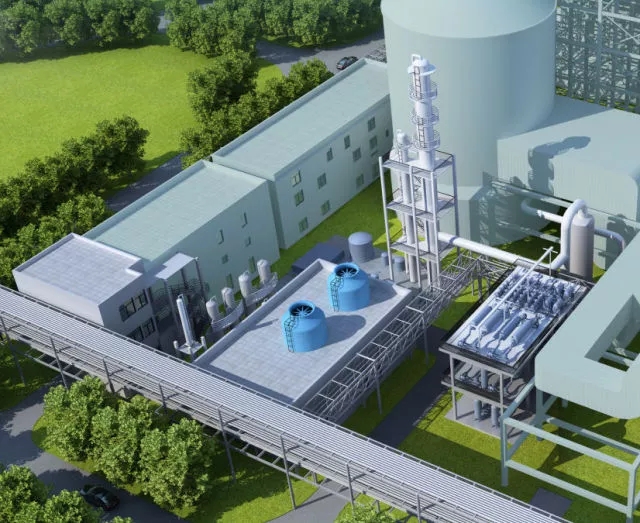 亞洲首個燃煤電廠碳捕集測試平臺項目開工了！