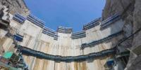 烏東德水電站大壩混凝土澆筑突破百米大關