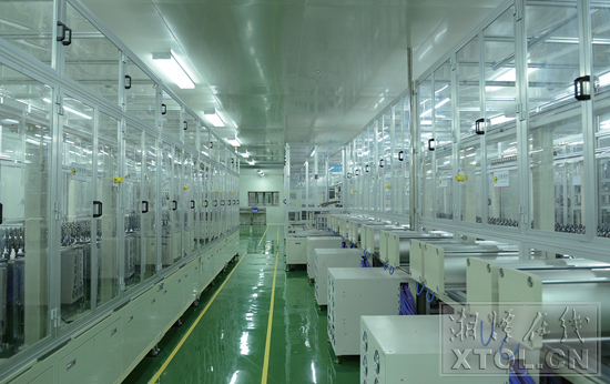 設(shè)備先進(jìn)的桑頓新能源生產(chǎn)車間。