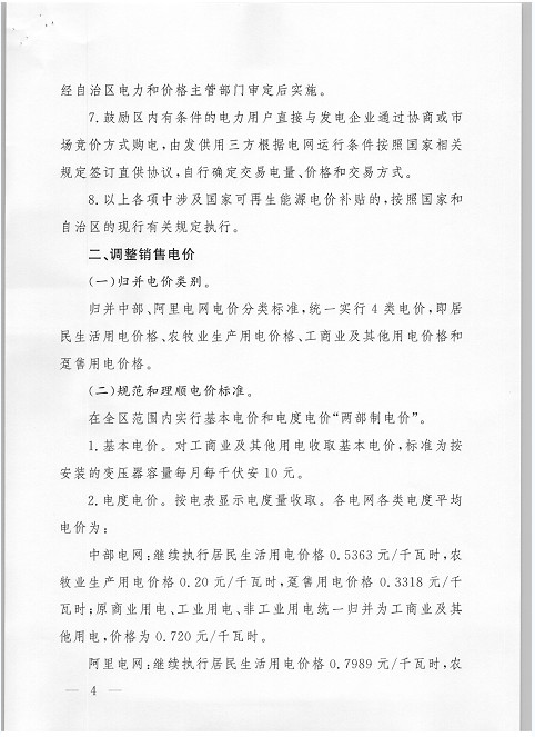 西藏調(diào)整上網(wǎng)電價 集中式與分布式光伏全額上網(wǎng)模式由0.25元降至0.1元