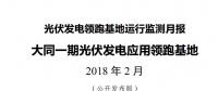 大同一期光伏發(fā)電領(lǐng)跑基地運(yùn)行監(jiān)測(cè)月報(bào)發(fā)布 各大企業(yè)表現(xiàn)如何？