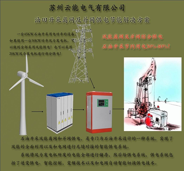 風(fēng)能離網(wǎng)供電在石油開采的應(yīng)用