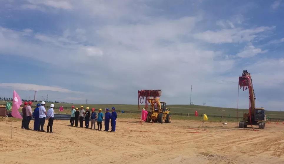錫林浩特市風力發(fā)電開發(fā)有限公司3.6MW分散式風電項目開工