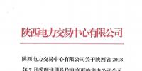 陜西電力交易中心有限公司關(guān)于陜西省2018年7月受理注冊及信息變更的售電公司公示結(jié)果的公告