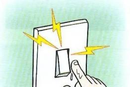 假期安全用電漫畫(huà)