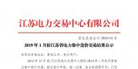 售電錦鯉！江蘇2019年1月集中競價價差1毛/千瓦時！